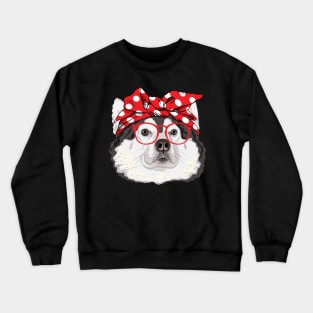 Alaskan Malamute Bandana Crewneck Sweatshirt